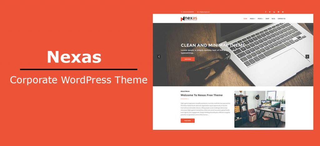 Free Corporate WordPress Theme