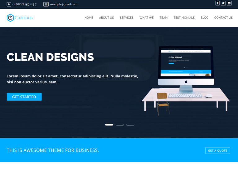 Free and Responsive Portfolio WordPress Themes and Templates | Template ...
