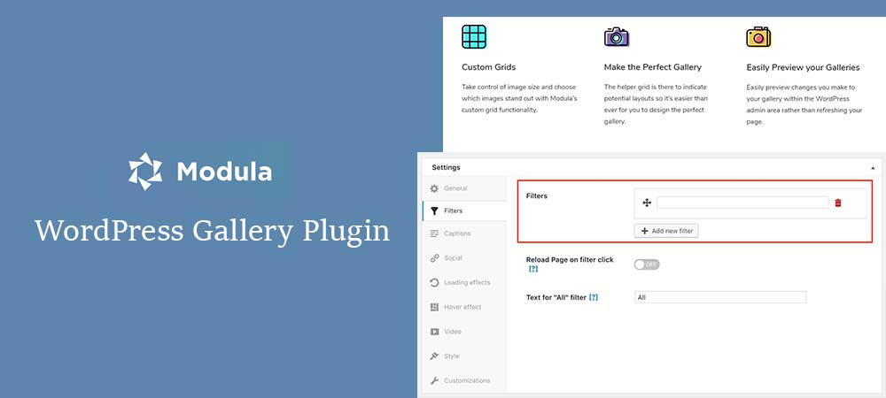 WordPress Gallery Plugin Modula